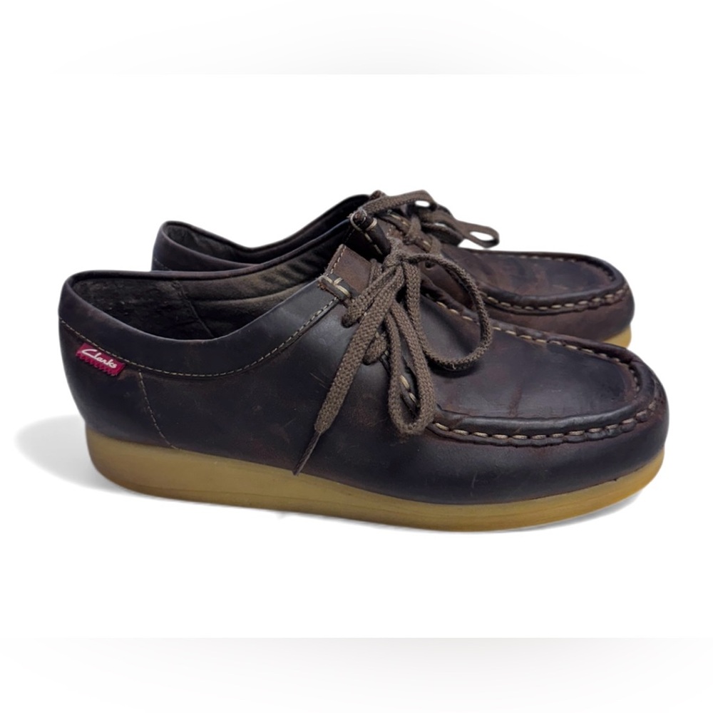 Clarks Padmora Dark Brown Wallabies Women’s Size 7.5M